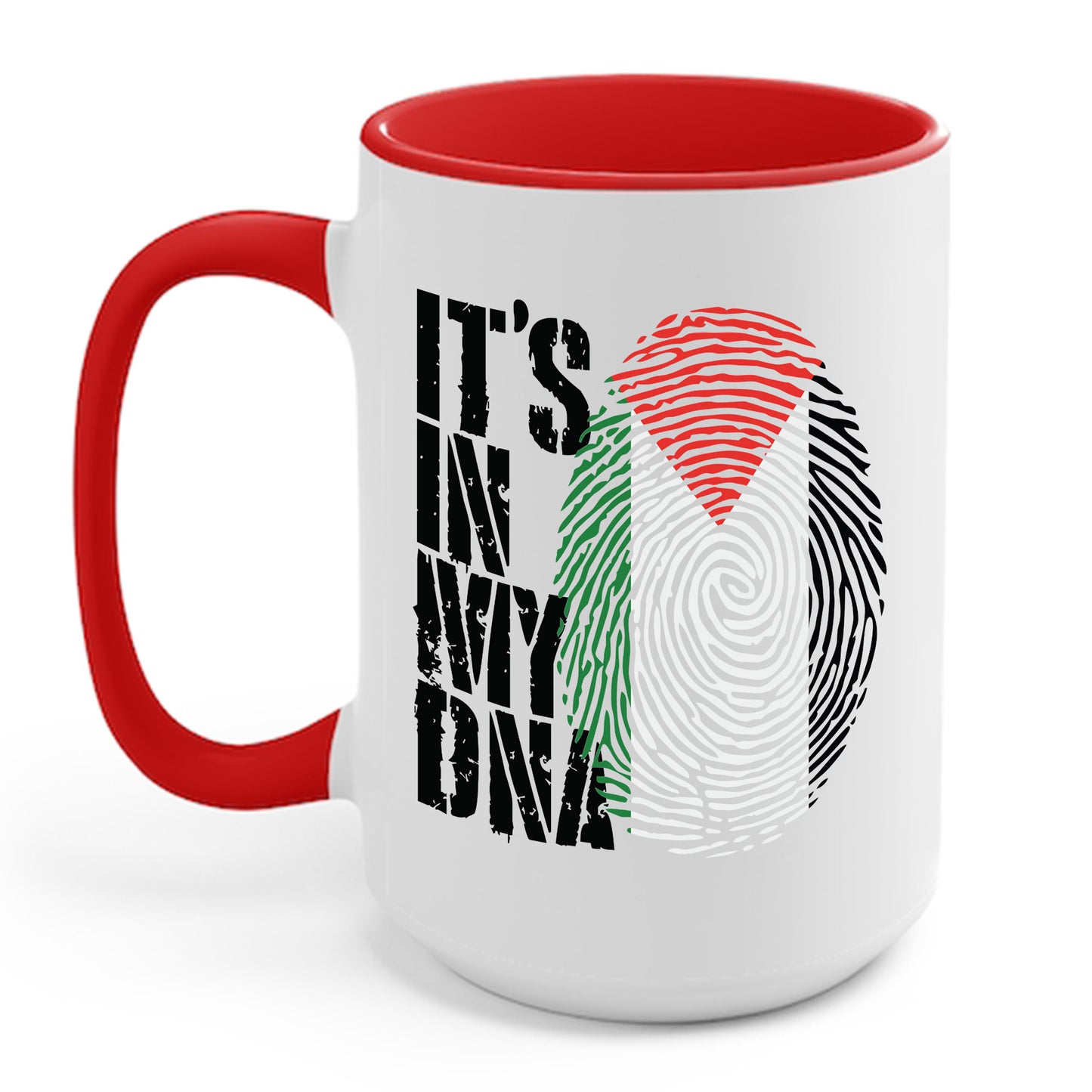 It's In My DNA Palestinian Shirt Arabic Gifts Palestine Flag Coffee Mug For Men Women