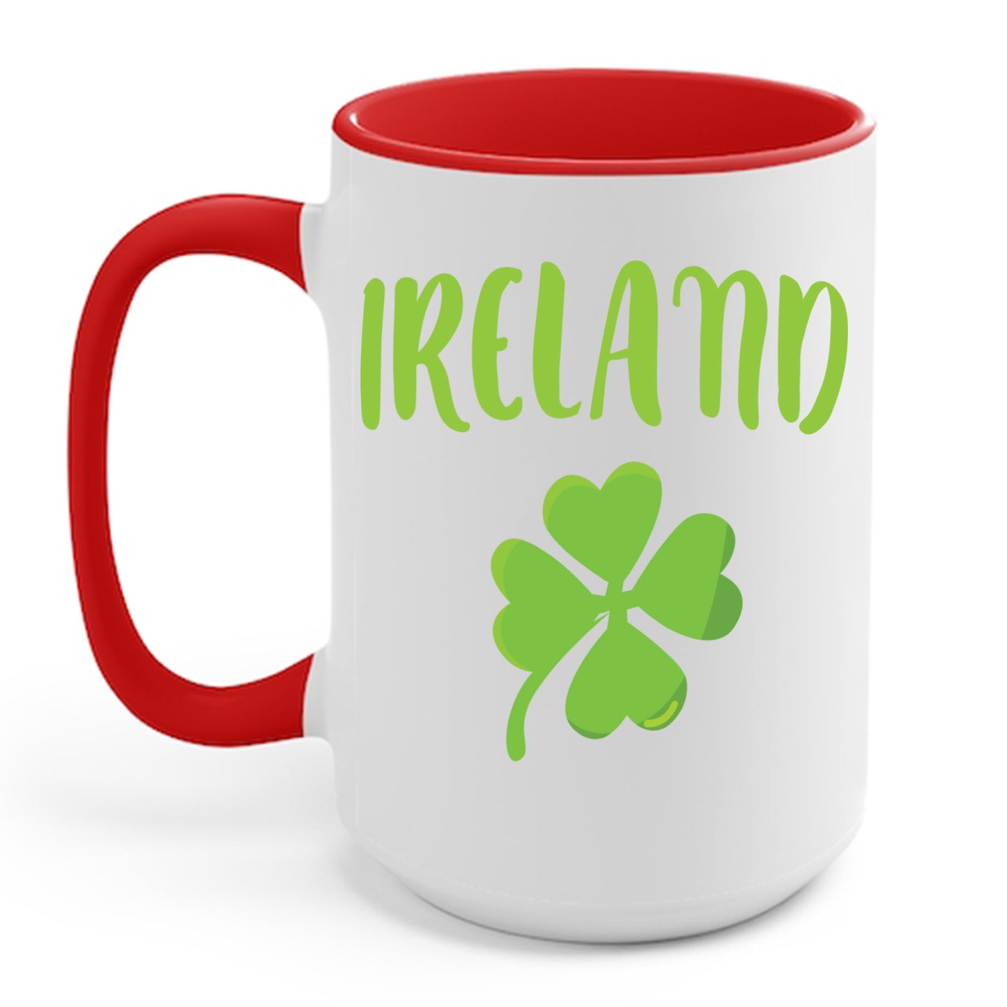 Ireland Shamrock St Patricks Day Clover Irish Coffee Mug For Men Women