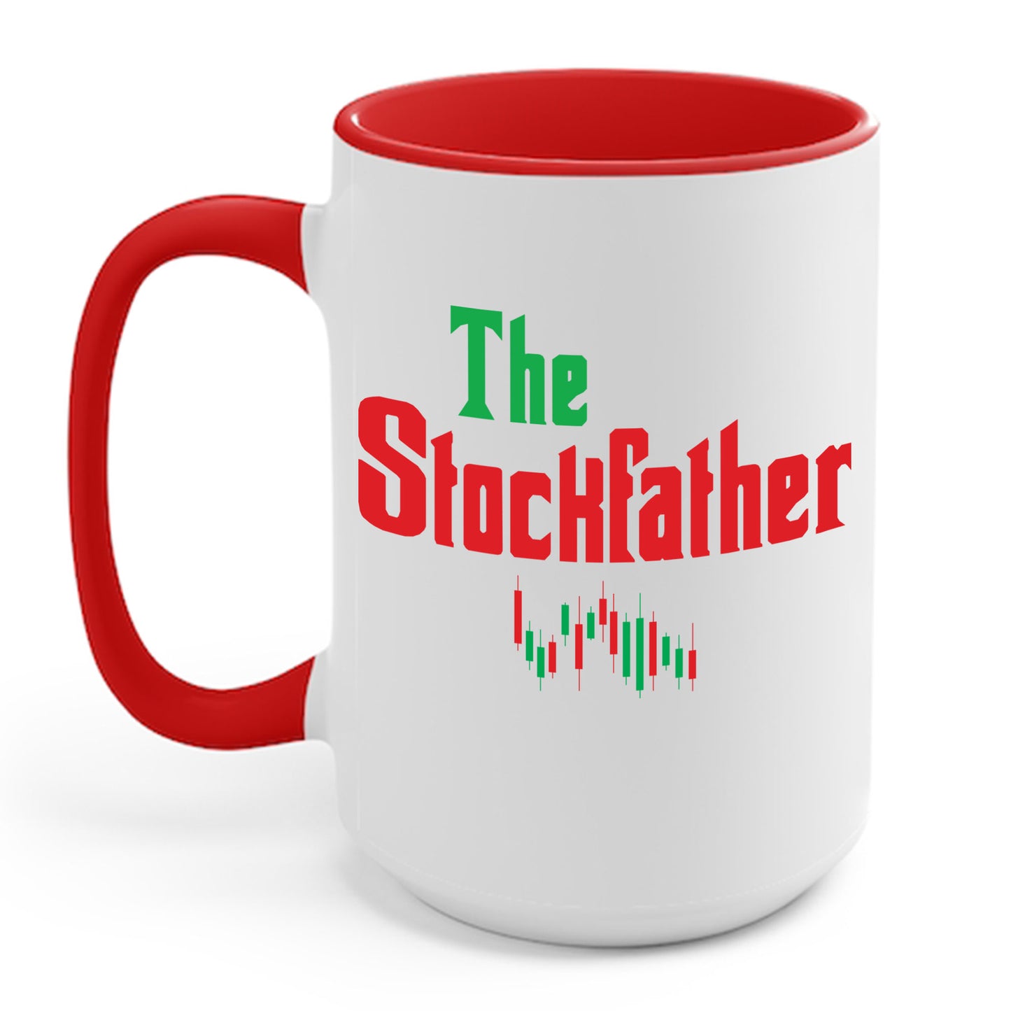 The Stockfather Stock Market Trader  Investing Investor Parody Coffee Mug For Men Women