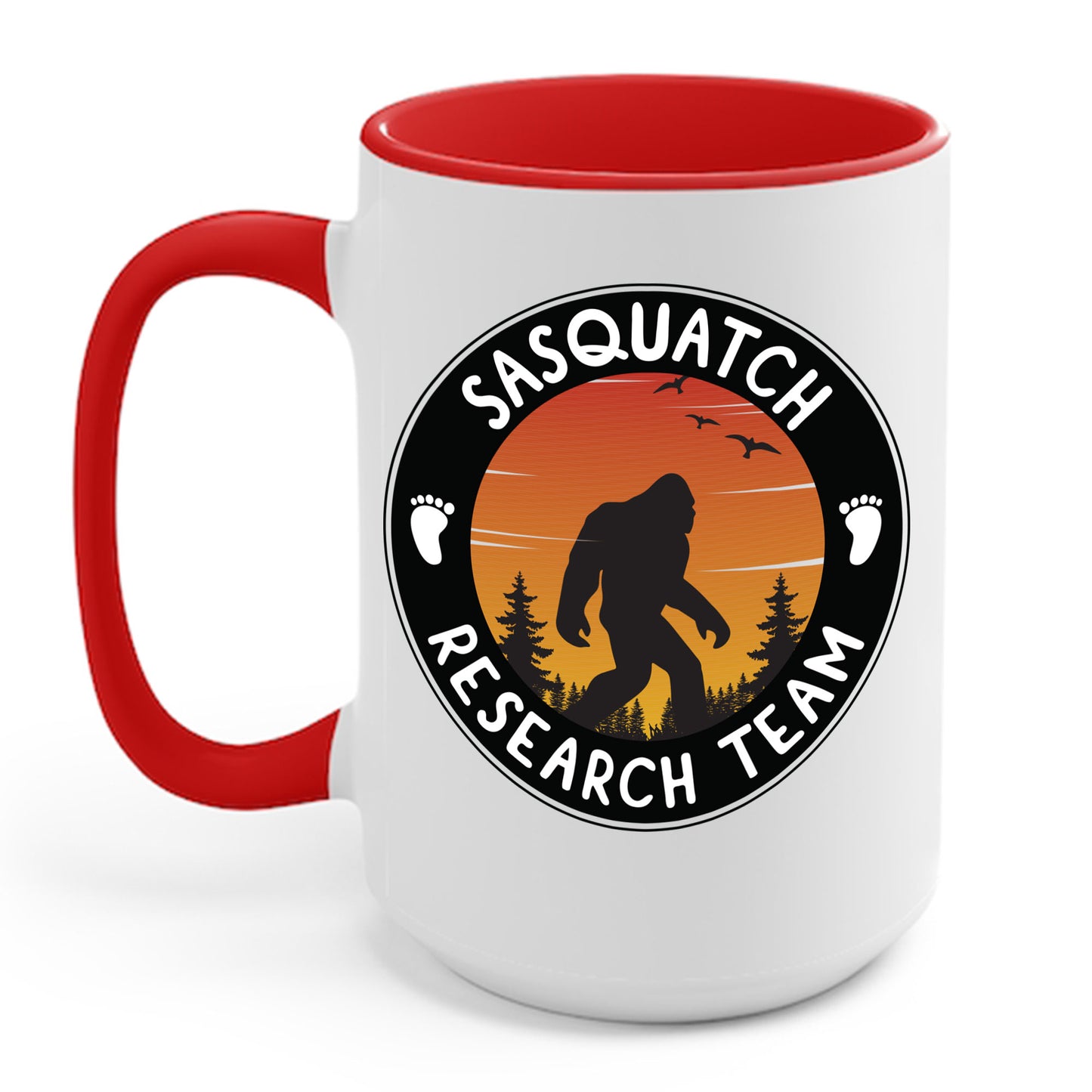 Sasquatch Research Team Bigfoot Vintage Mythical Creature Coffee Mug