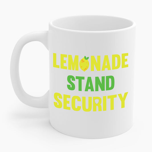 Funny Lemonade Stand Security Summer Coffee Mug For Men Women