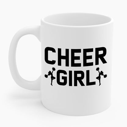 Funny Cheer Team Cheerleading Cheering Cheerleader Coffeer Mug For Women Girls