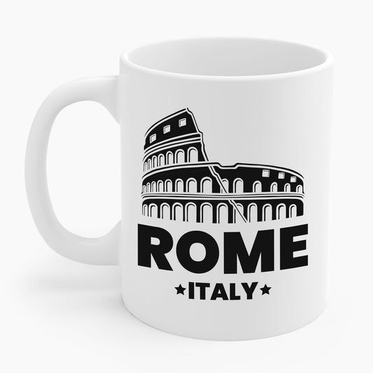 Cool Vintage Roma Italia Colosseum Souvenirs, Rome Italy Coffee Mug For Men Women Tourist