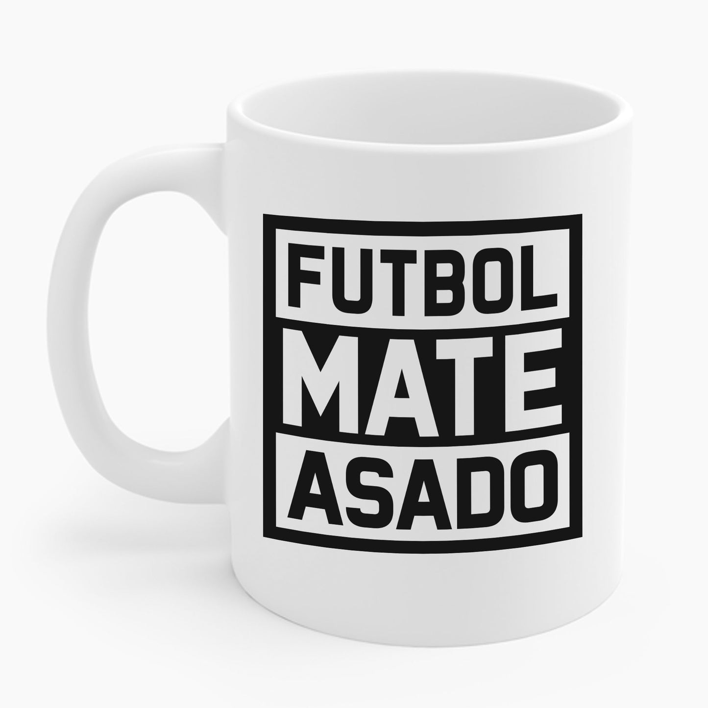 Futbol Mate Asado Argentina Argentinian Flag Pride Vintage Coffee Mug For Men Women