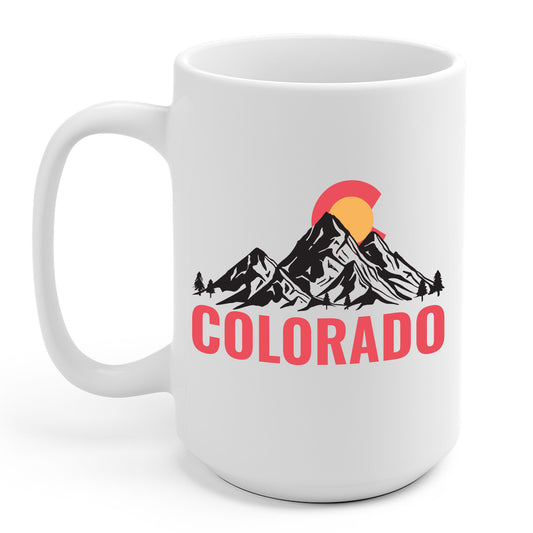 Colorado State Retro Vintage Distressed Flag Coffee Mug For Men Women