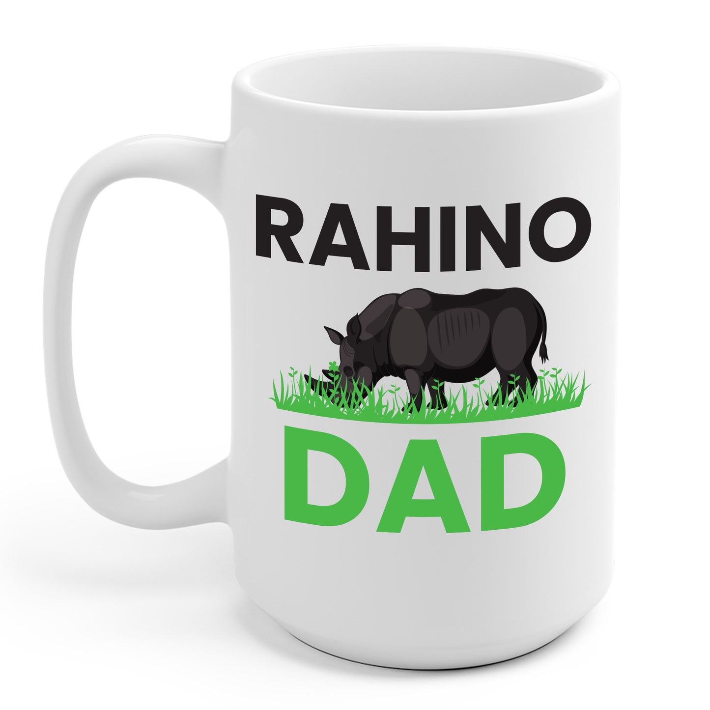 Funny Rhino Dad Mug Rhinos Chubby Unicorns Coffee Mug Gifts For Men