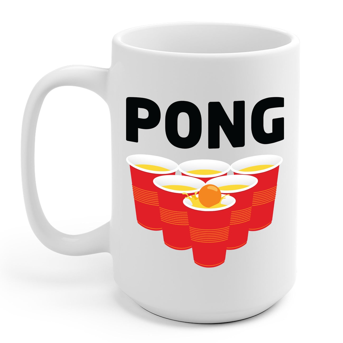 Funny Beer Pong Drinking Halloween Carnival Partner Costume Coffee Mug For Men Women