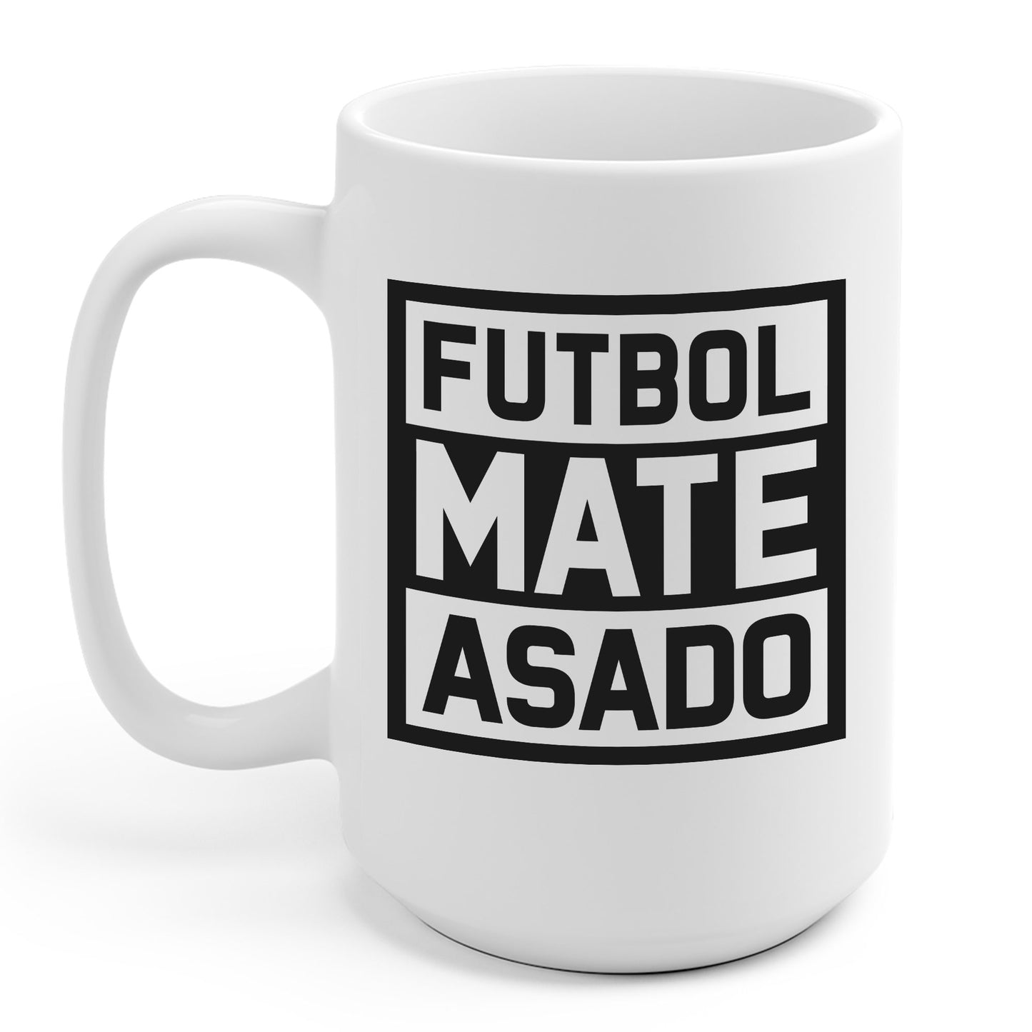 Futbol Mate Asado Argentina Argentinian Flag Pride Vintage Coffee Mug For Men Women