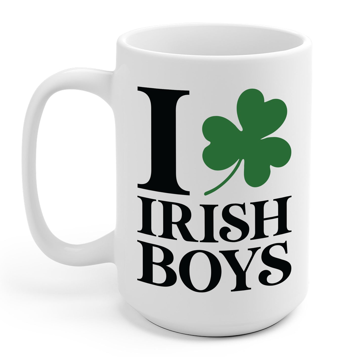 Funny I Love Irish Boys Shamrock St Patricks Day Coffee Mug For Men Women