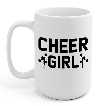 Funny Cheer Team Cheerleading Cheering Cheerleader Coffeer Mug For Women Girls