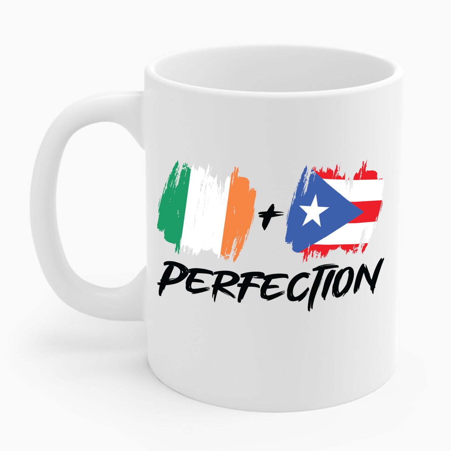 Irish Plus Puerto Rican Perfection Heritage Coffee Mug For Men Women