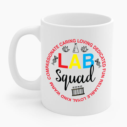 Funny Lab Squad Lab Week 2024 Medical Laboratory Technician Coffee Mug For Men Women