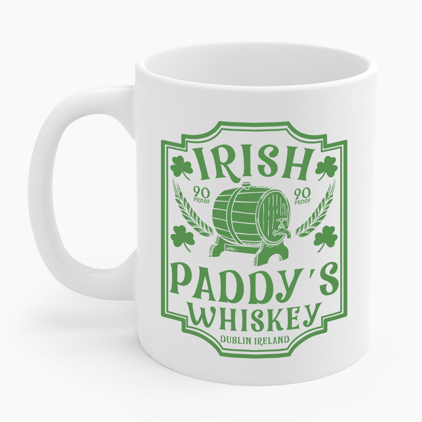 Funny St. Patrick's Day Paddys Irish Whiskey Coffee Mug For Men Women