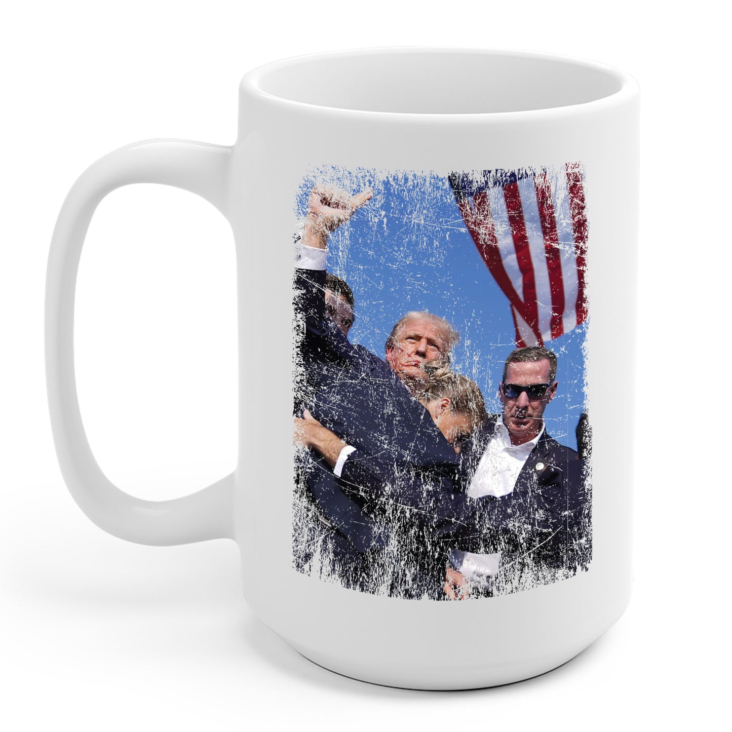 Donald Trump Fight Fist 2024 Election 45 47 Coffee Mug For Men Women