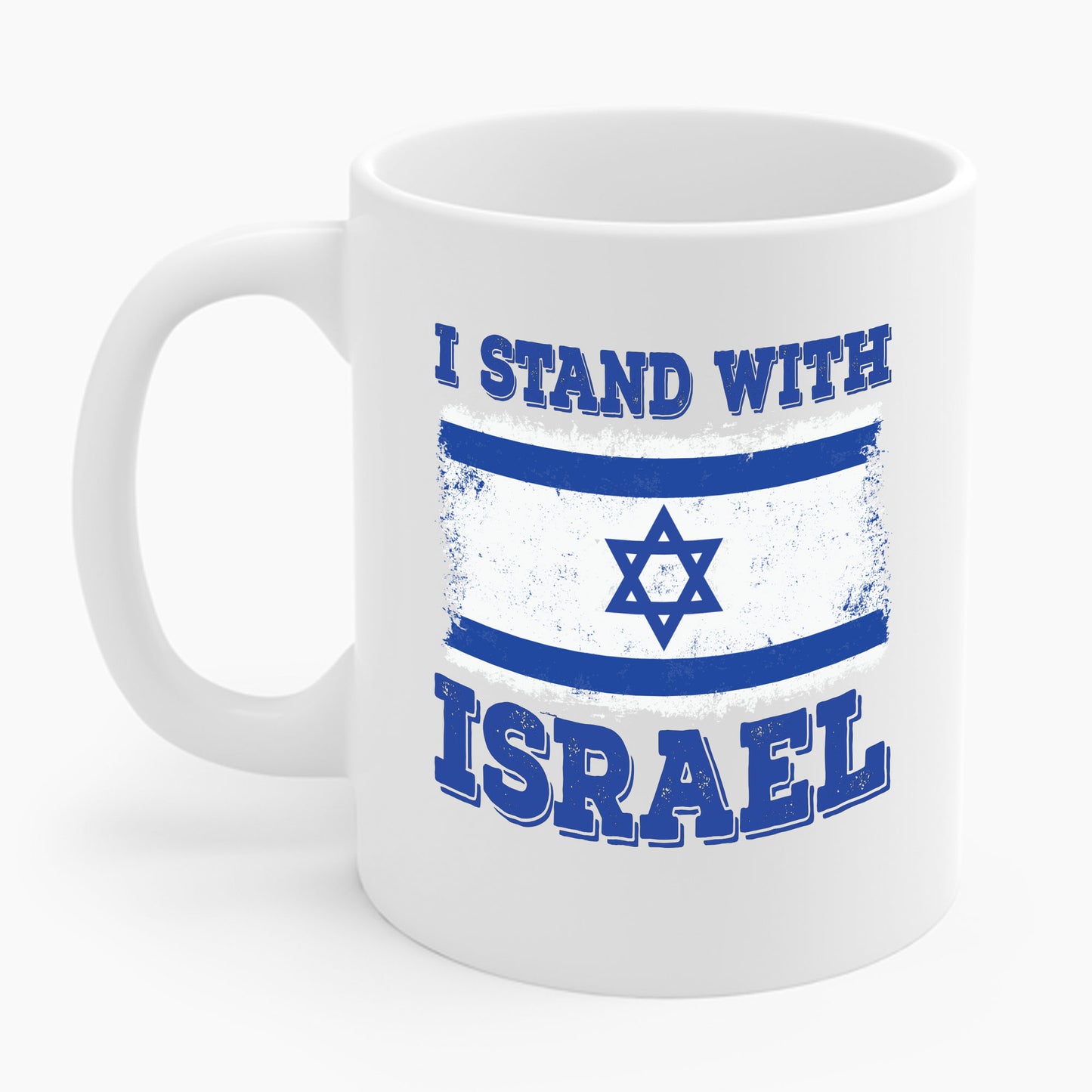 I Stand With Israel Patriotic Flag Jewish Coffee Mug For Men Women