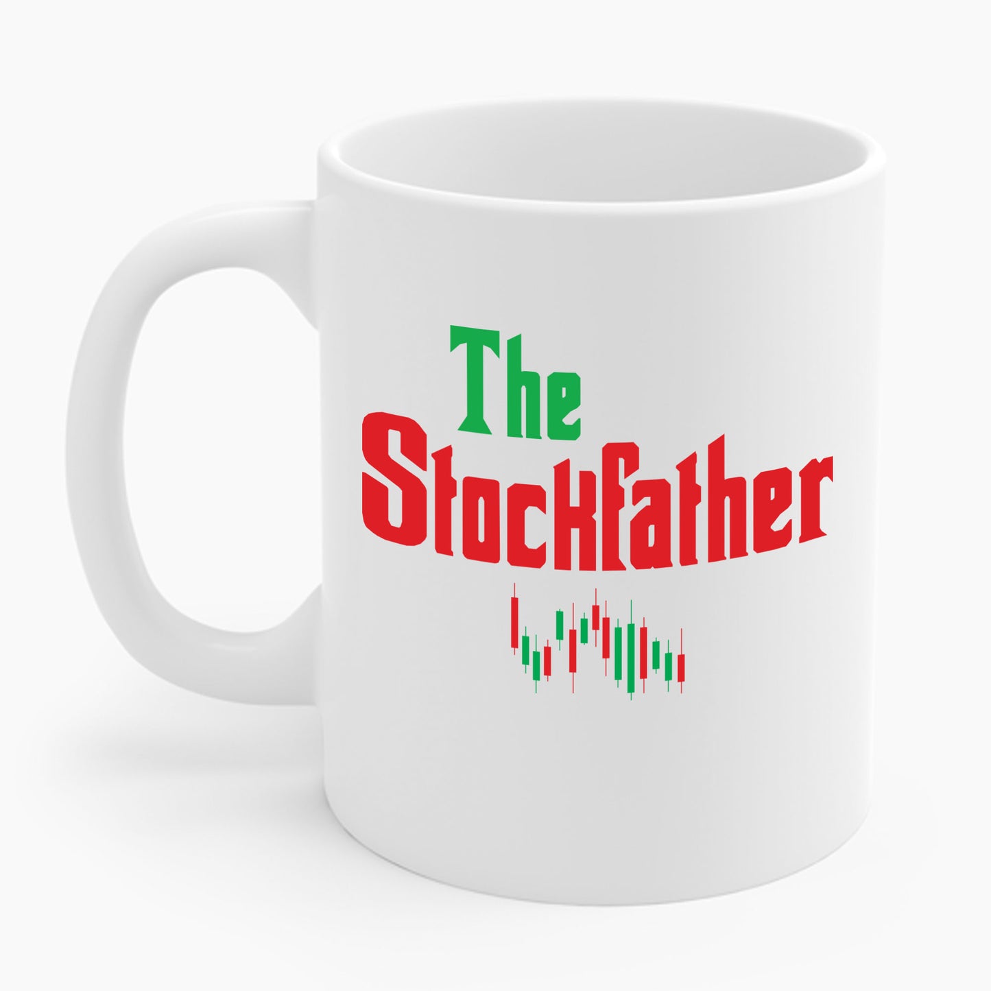 The Stockfather Stock Market Trader  Investing Investor Parody Coffee Mug For Men Women