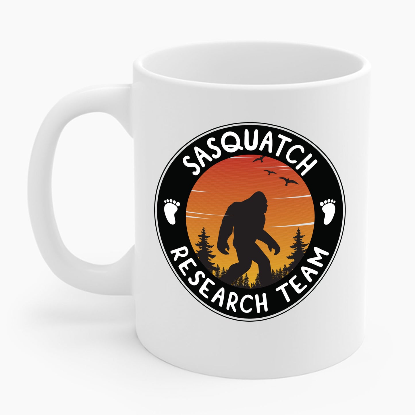 Sasquatch Research Team Bigfoot Vintage Mythical Creature Coffee Mug