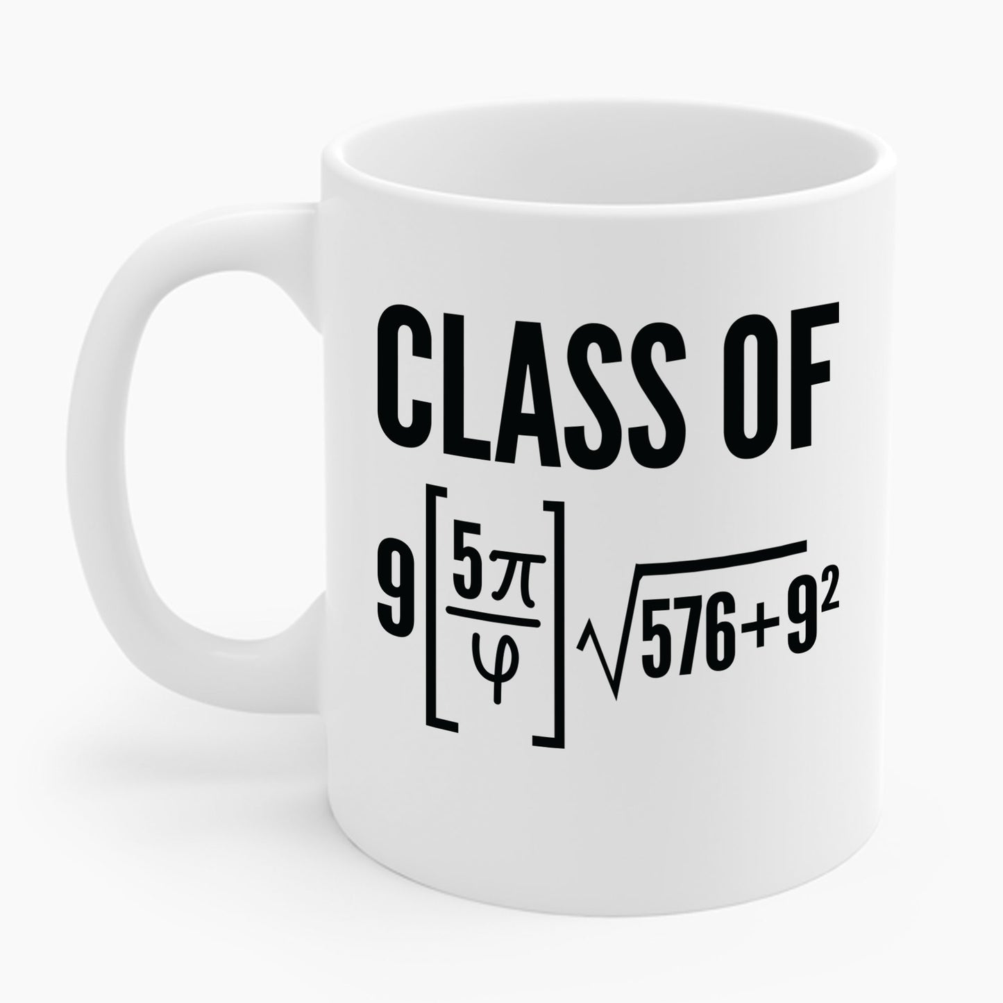 Class of 2025 Funny Math Pi Freshman Mathematics Graduation Gift Coffee Mug