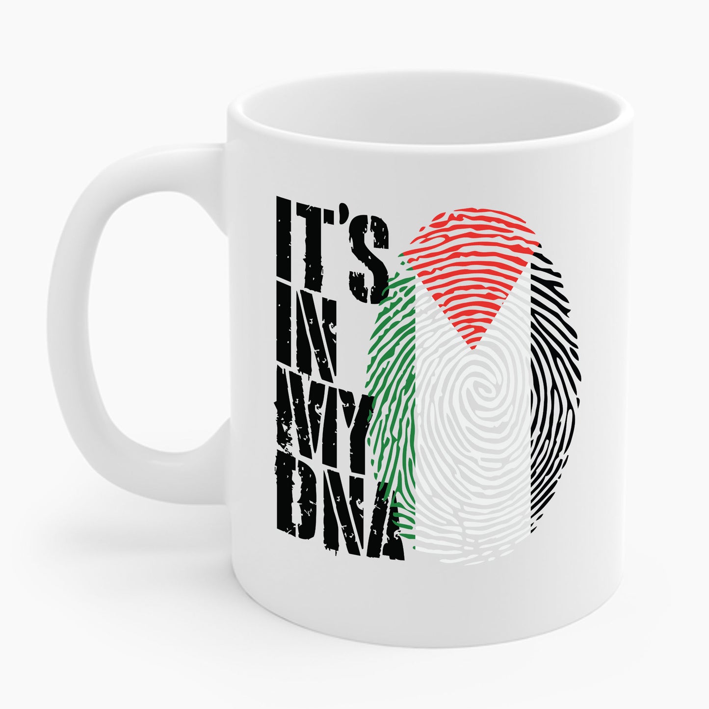 It's In My DNA Palestinian Shirt Arabic Gifts Palestine Flag Coffee Mug For Men Women