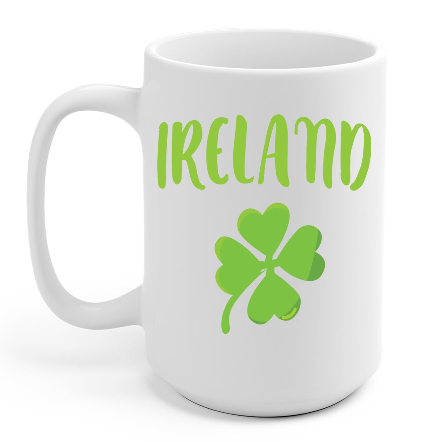 Ireland Shamrock St Patricks Day Clover Irish Coffee Mug For Men Women