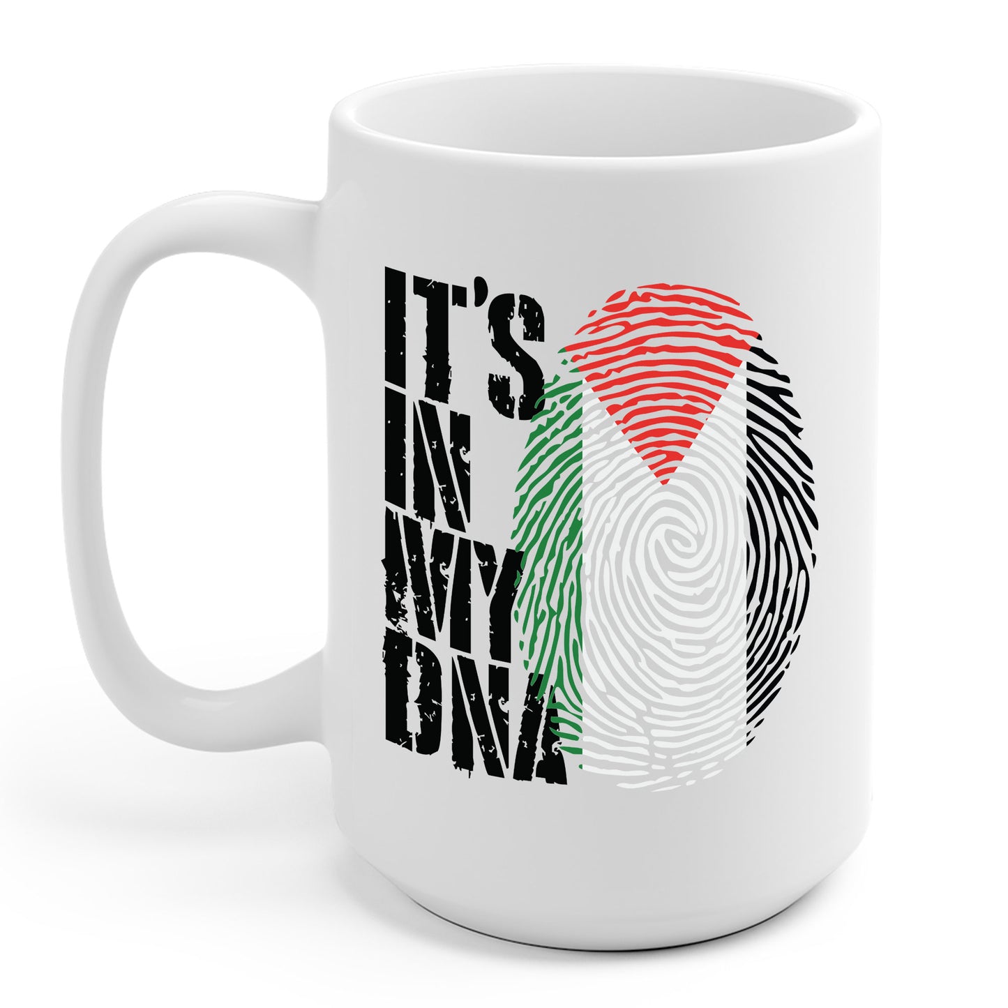 It's In My DNA Palestinian Shirt Arabic Gifts Palestine Flag Coffee Mug For Men Women