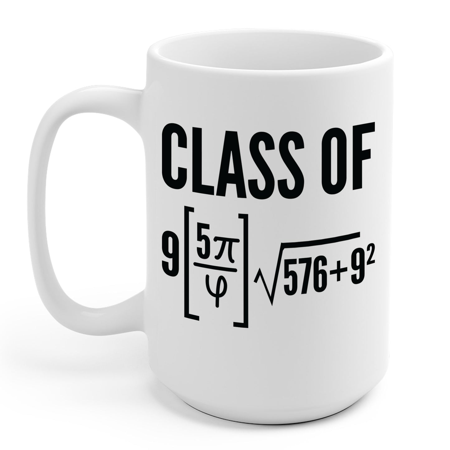 Class of 2025 Funny Math Pi Freshman Mathematics Graduation Gift Coffee Mug