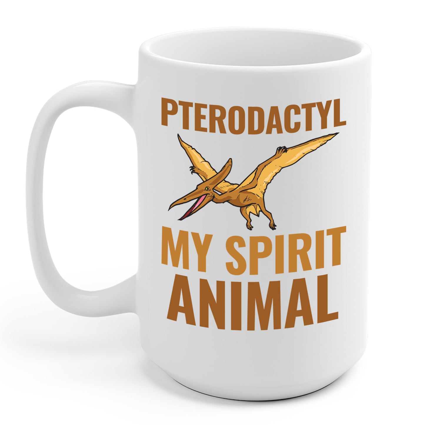 Funny Pterodactyl Is My Spirit Animal Dinosaur Gift Coffee Mug For Men Women