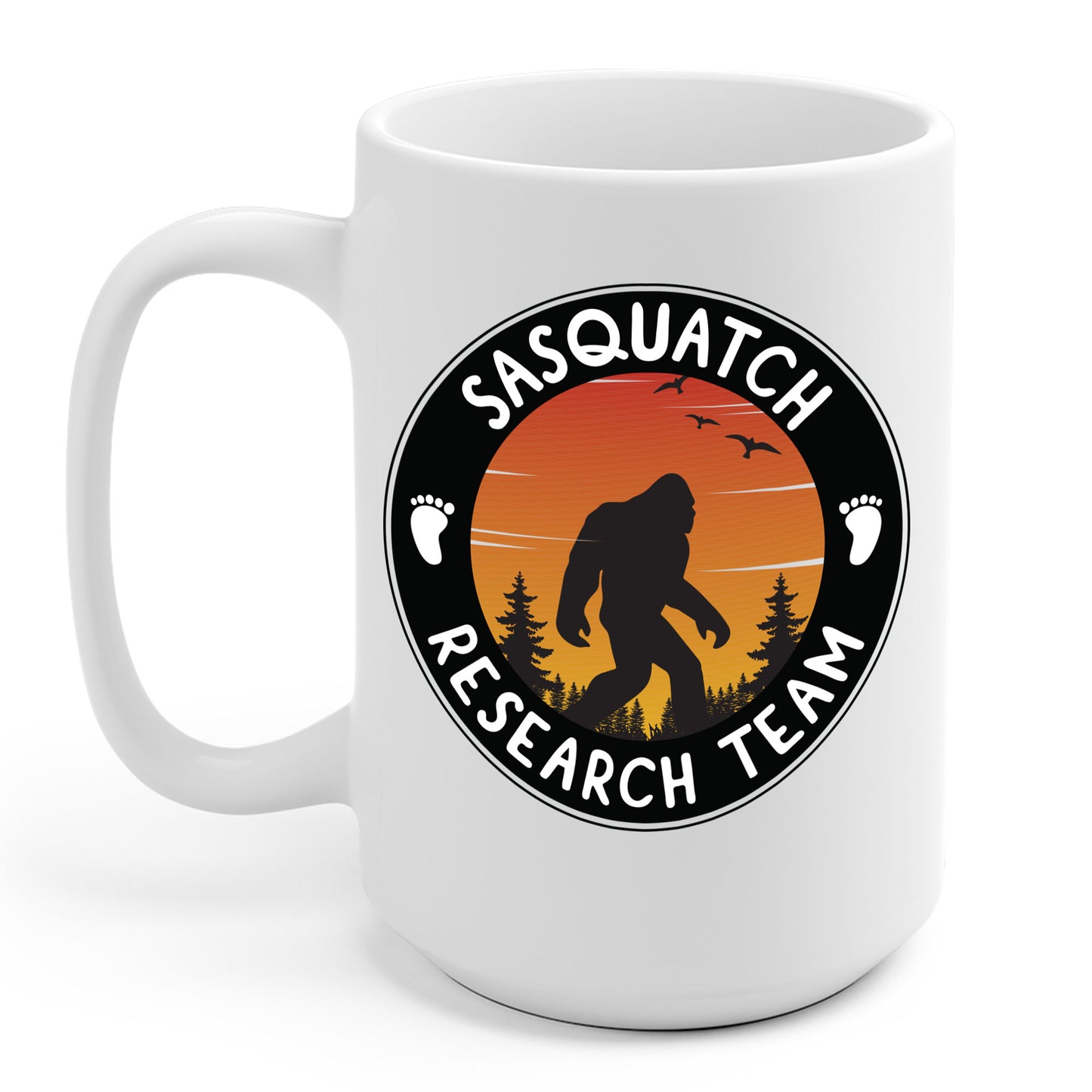 Sasquatch Research Team Bigfoot Vintage Mythical Creature Coffee Mug