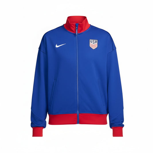 Womens Royal USMNT 2026 Pro Anthem Full-Zip Jacket