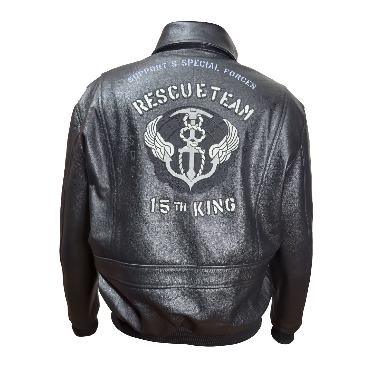 Men’s Flying Suit Genuine Leather Coat Cowhide Leather Indian Embroidery Motorcycle Jackets