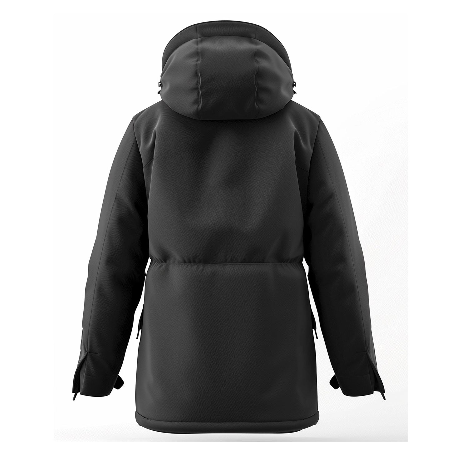 Mens Down Jacket Classic Down Parka Minimalist Lightweight Bottle Green Removable Hood Winter Coat Warm Parka Jackets