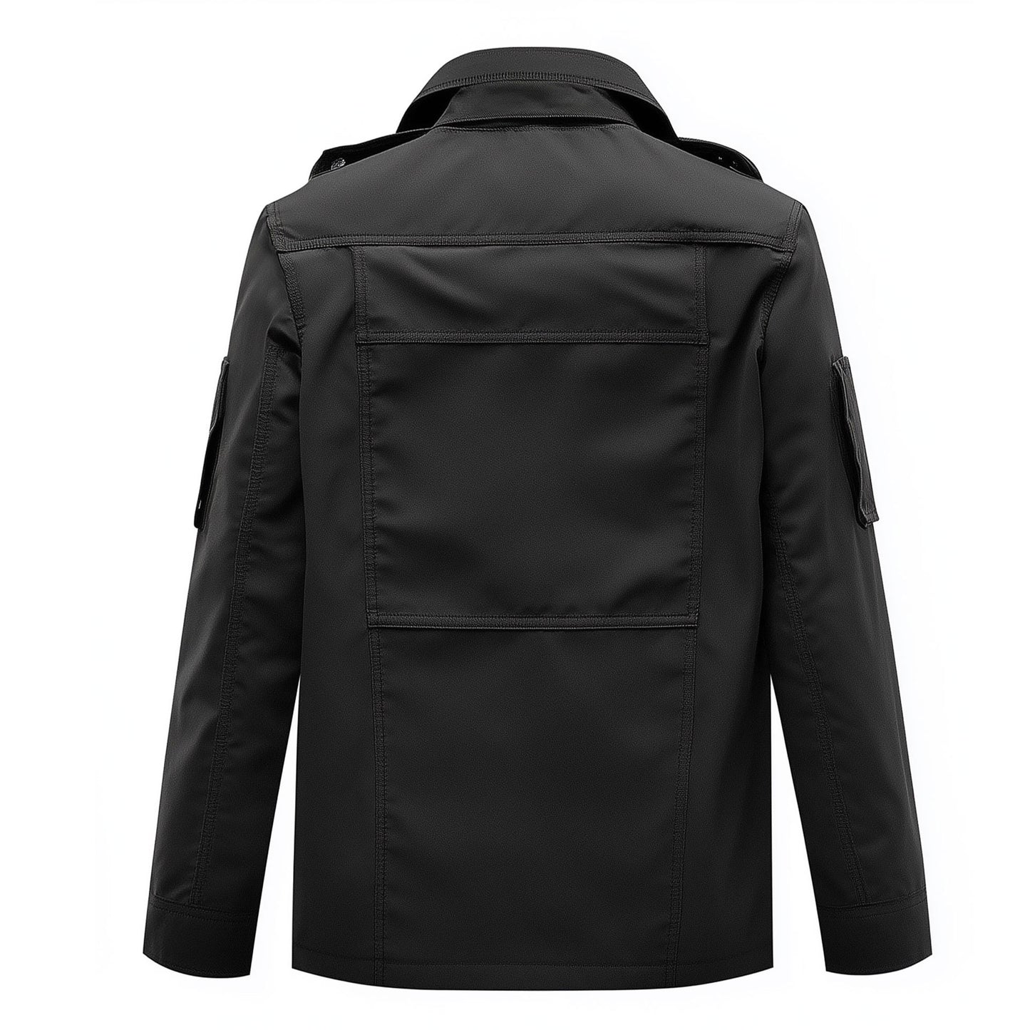 Mens Field Jacket Classic M-65 Field Jackets Military Black Hip-Length Large Exterior Pockets Hooded Outdoor Durable Materials Nylon Winter Jacket