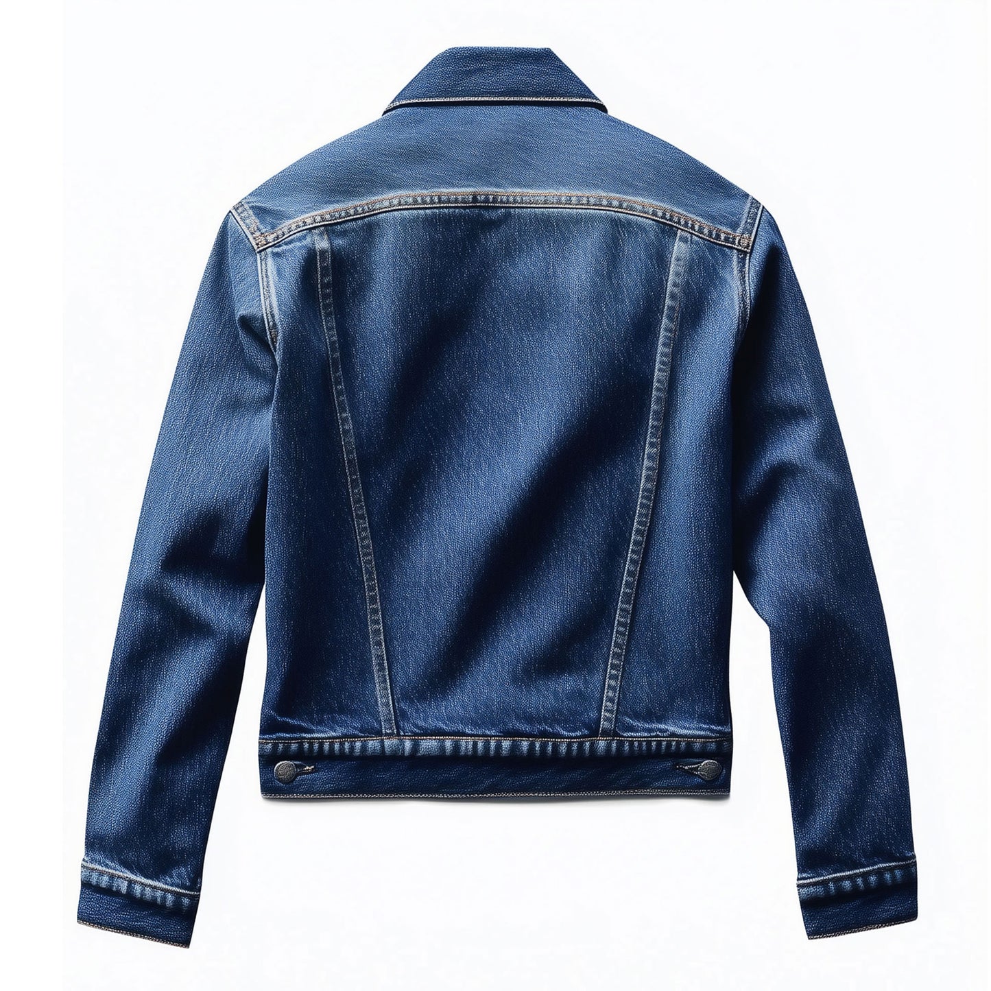Mens Denim Jacket Distressed Comfortable Durable Flaps Cropped Fit Slanted Front Pockets Lepal Jeans Trucker Jackets For Men