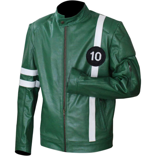 Mens Motorcycle Jacket B10 Superhero for Outerwear Genuine Leather