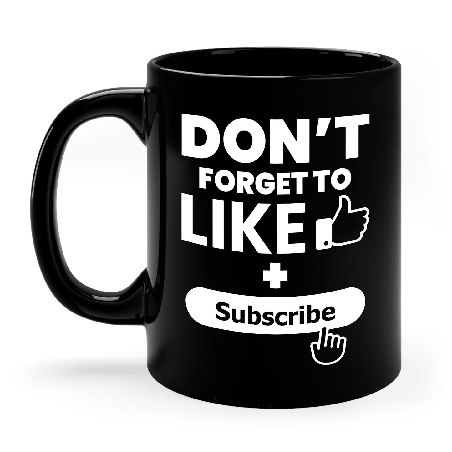 Social Media Influencer Like and Subscribe Coffee Mug For Men Women YouTuber