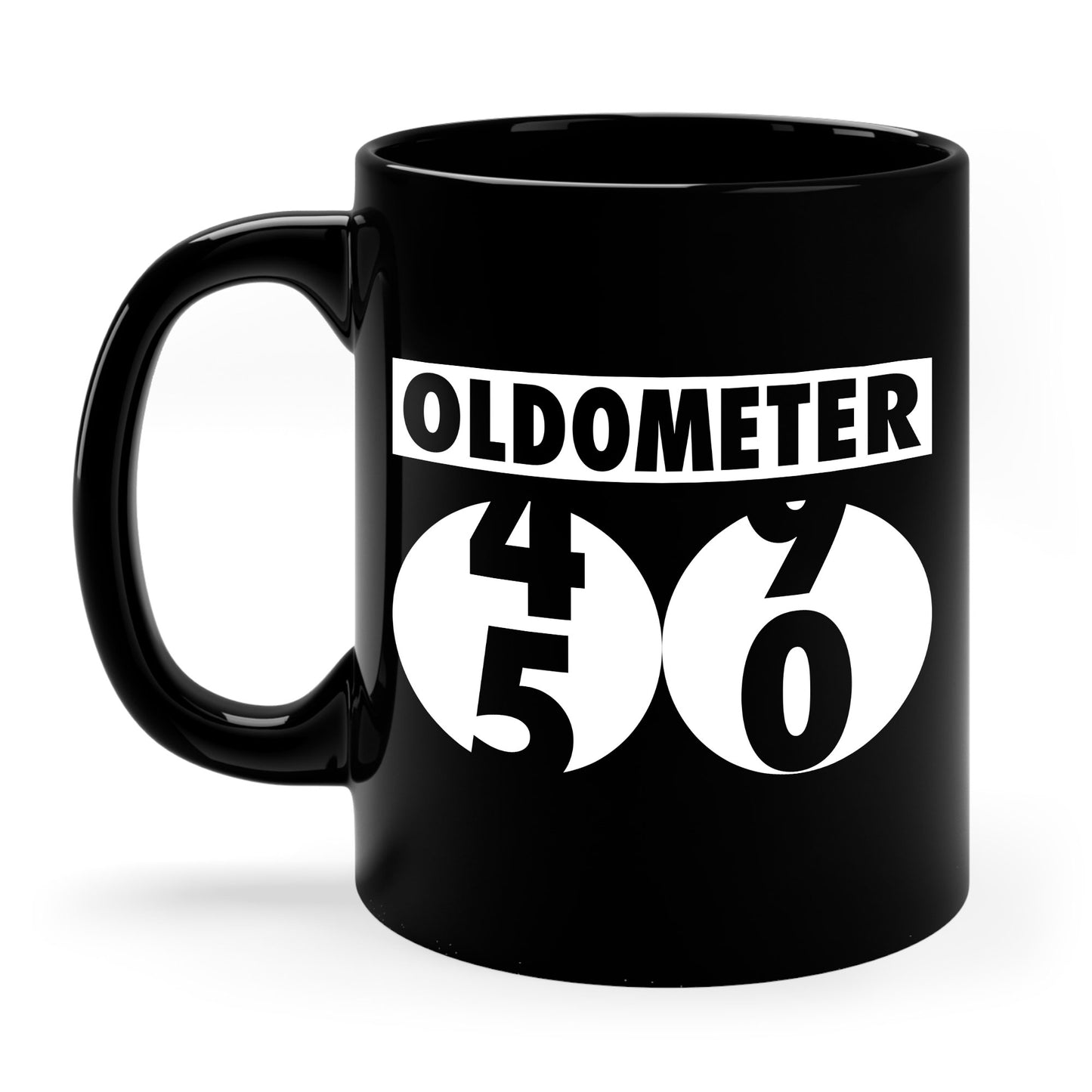 Funny Oldometer Odometer 50th Birthday Gift 50 yrs Old Joke Coffee Mug For Men Women