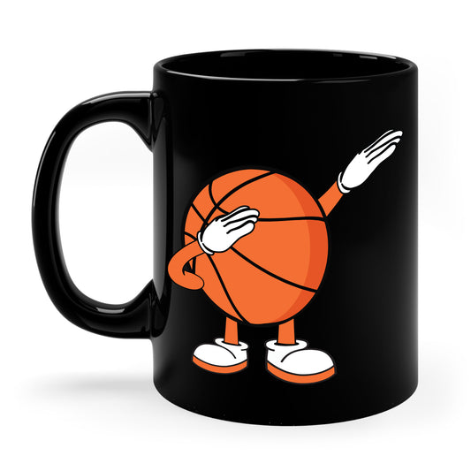 Funny Dabbing Basketball Dancing Ball Game In Shoes Coffee Mug For Men Women