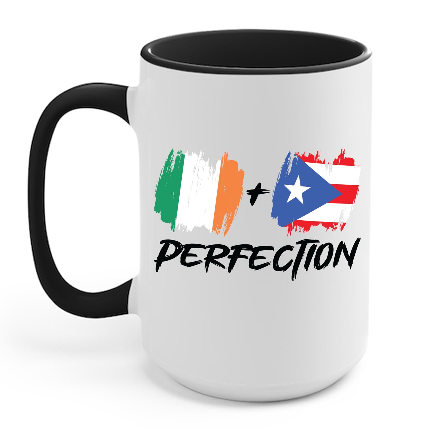 Irish Plus Puerto Rican Perfection Heritage Coffee Mug For Men Women