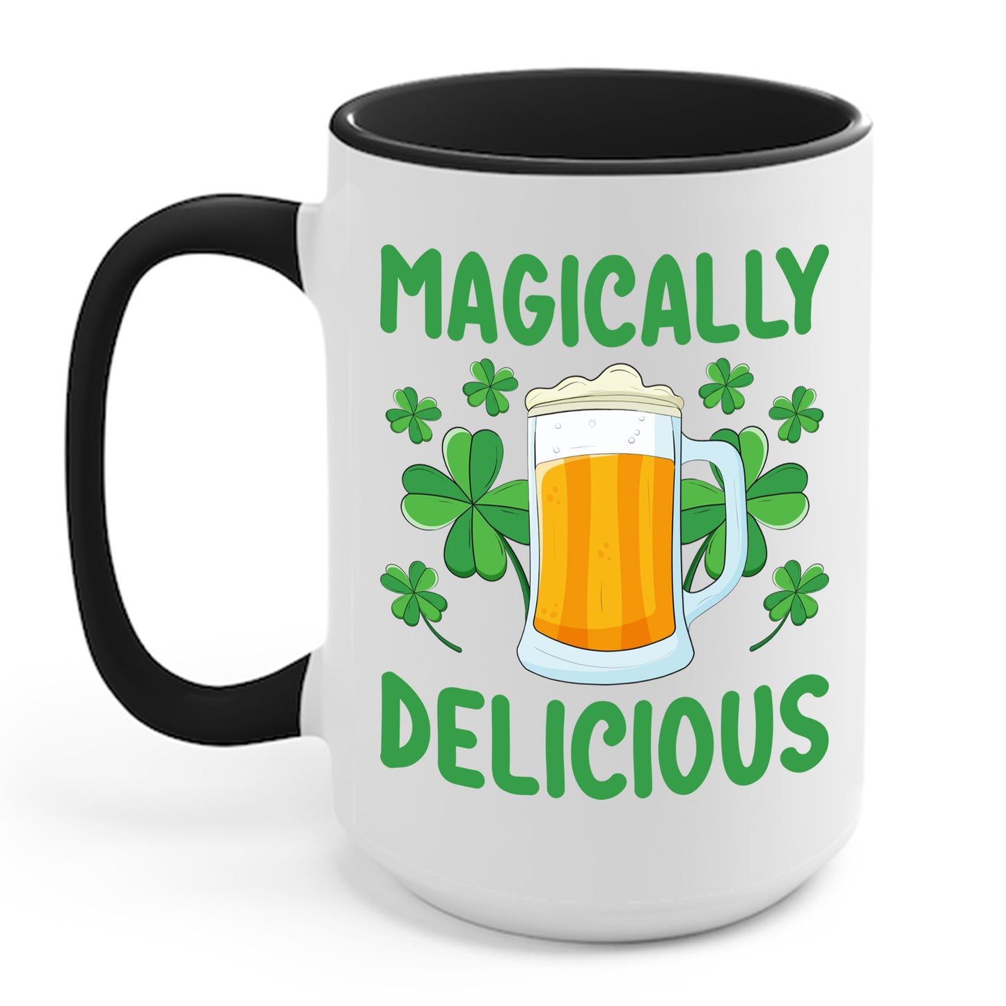 Funny Magically Delicious St Patrick's Day Irish Pride Coffee Mug For Men Women