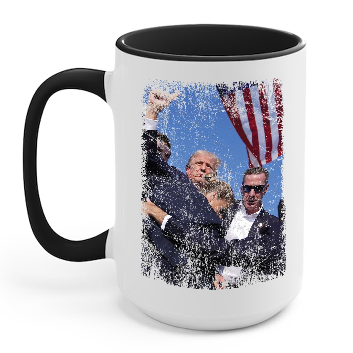 Donald Trump Fight Fist 2024 Election 45 47 Coffee Mug For Men Women