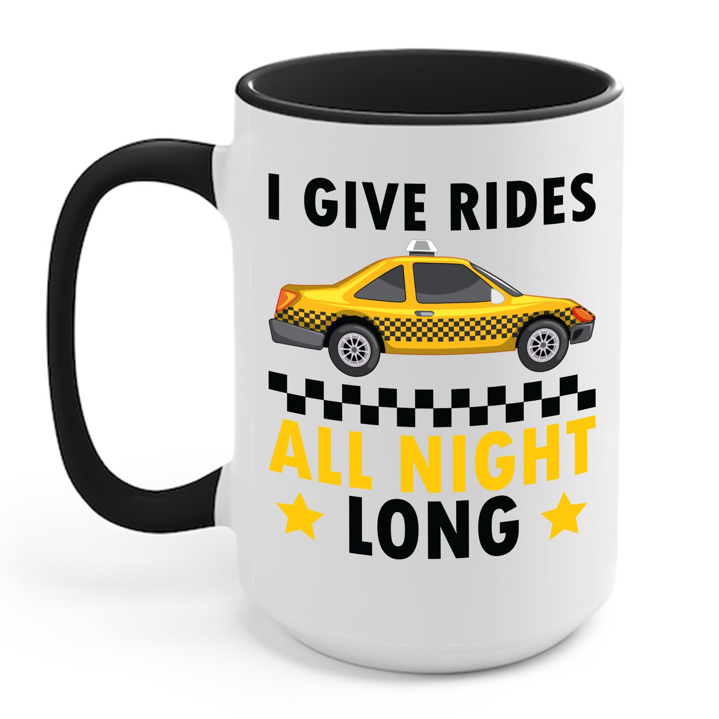 Funny Taxi Driver Driving Cab Taxicab Cabdriver Chauffeur Cabbie Coffee Mug For Men Women