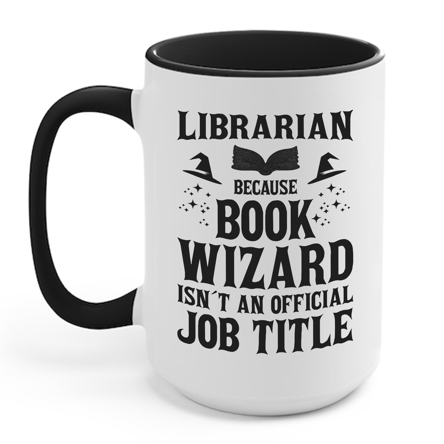 Cool Librarian Book Wizard Art For Men Women Read Library Book Coffee Mug