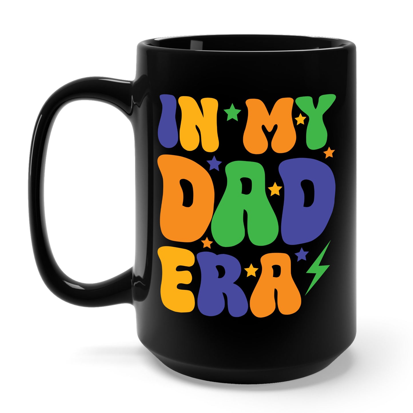 Funny Groovy In My Dad Era Funny Dad Father Daddy Era Coffee Mug For Men