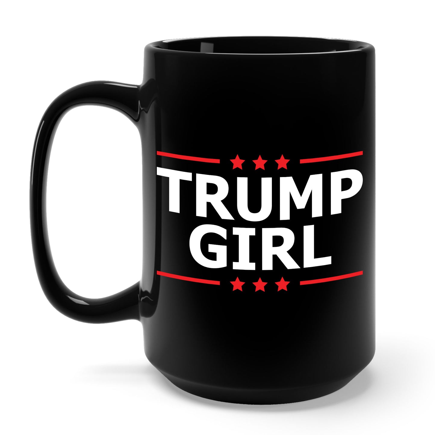 Cute Trump Girl Republican US Flag 2024 Vintage Vote Coffee Mug