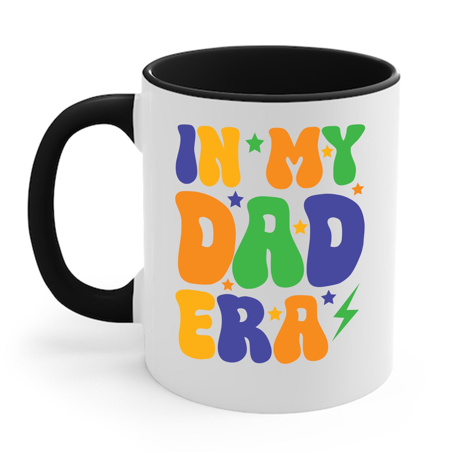 Funny Groovy In My Dad Era Funny Dad Father Daddy Era Coffee Mug For Men