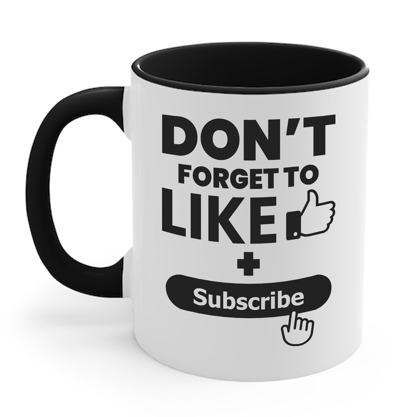 Social Media Influencer Like and Subscribe Coffee Mug For Men Women YouTuber