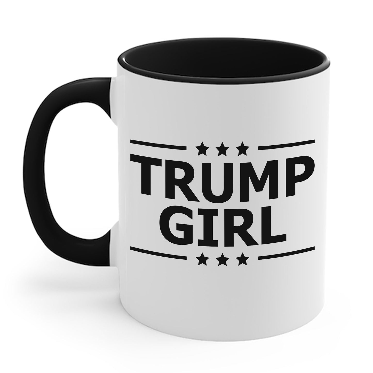 Cute Trump Girl Republican US Flag 2024 Vintage Vote Coffee Mug