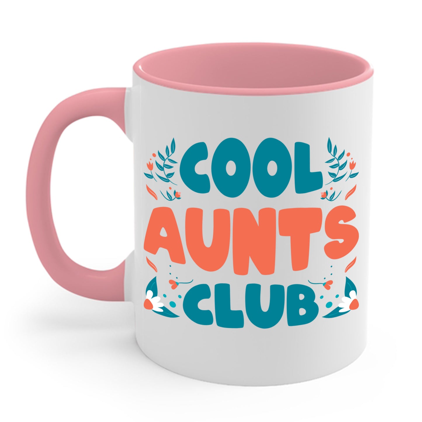 Cool Aunts Club Groovy Retro Smile Aunt Auntie Funny Mother's Day Coffee Mug