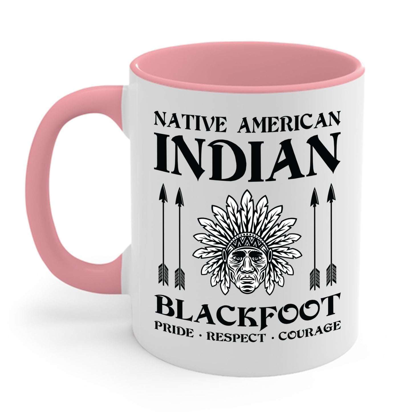 Blackfoot Native American Indian Pride Respect Courage Indigenous Tribe Coffee Mug For Men Women