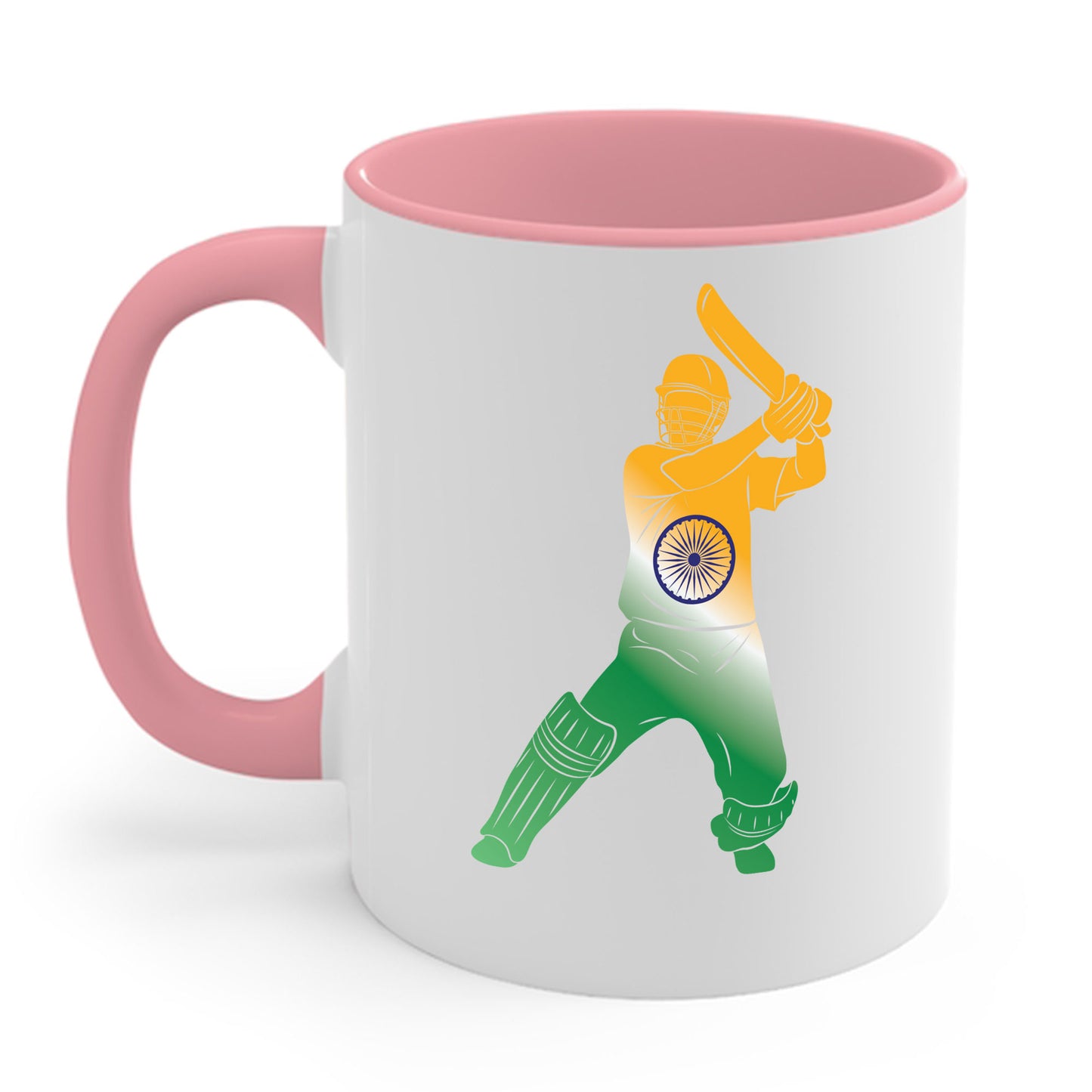 Indian Cricket Team Cricketer Fan Batsmen Flag Of India Coffee Mug Gift For Men Women